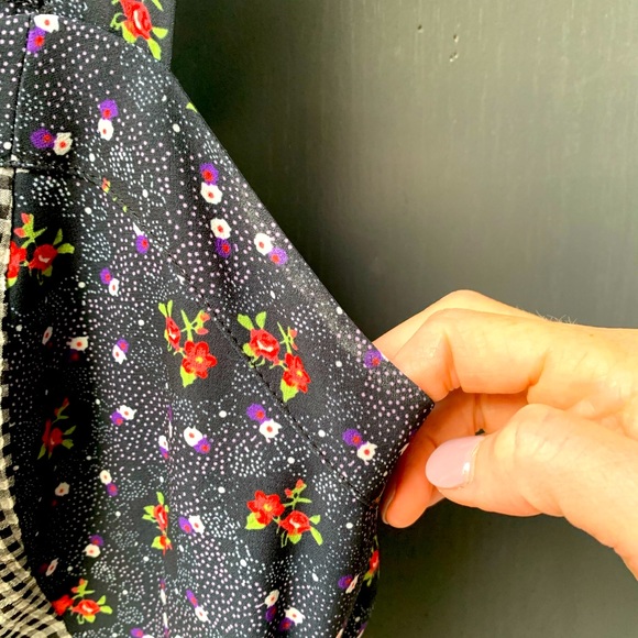 ModCloth Multi-Pattern Dress Size L - Picture 5 of 6